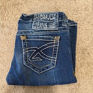 Hydraulic Blue Boot Cut Jeans Classic Denim